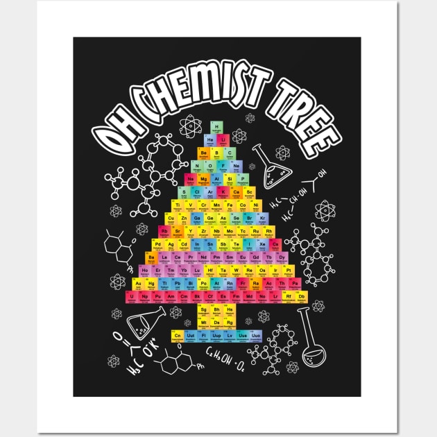 Oh Chemist Tree Chemistry Wall Art by SolarFlare